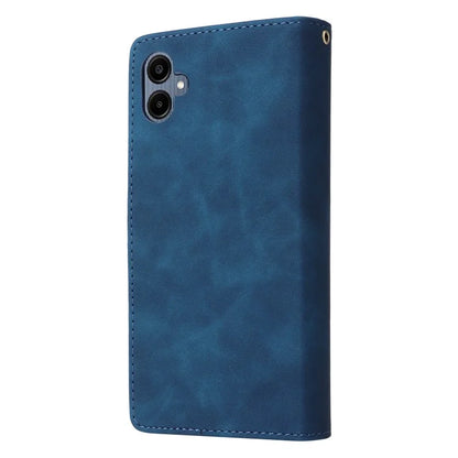 For Samsung Galaxy A06 Case Zipper Wallet Multiple Card Slots Leather Phone Cover