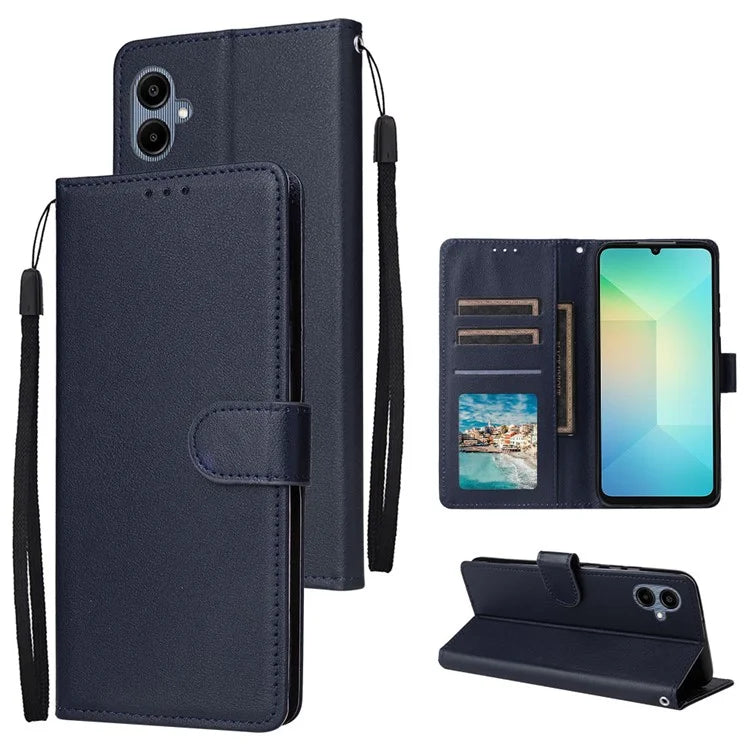 For Samsung Galaxy A06 Case Wallet Stand View PU Leather Phone Cover