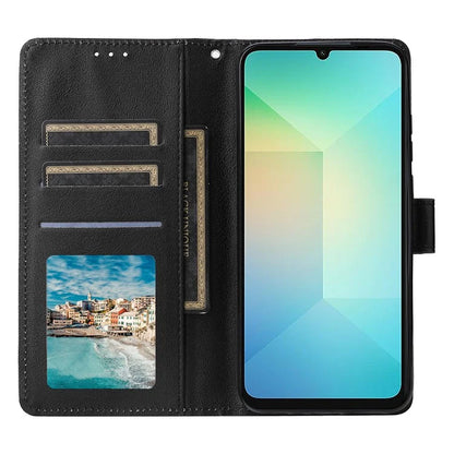 For Samsung Galaxy A06 Case Wallet Stand View PU Leather Phone Cover