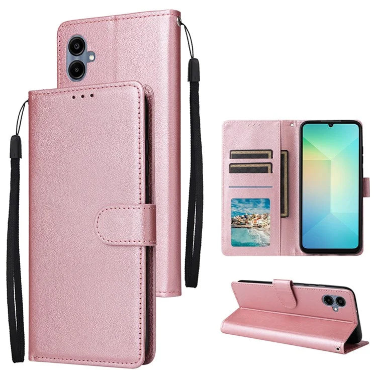 For Samsung Galaxy A06 Case Wallet Stand View PU Leather Phone Cover