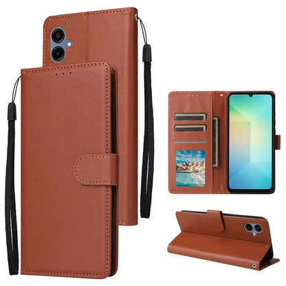 For Samsung Galaxy A06 Case Wallet Stand View PU Leather Phone Cover