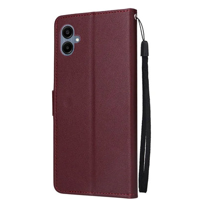 For Samsung Galaxy A06 Case Wallet Stand View PU Leather Phone Cover
