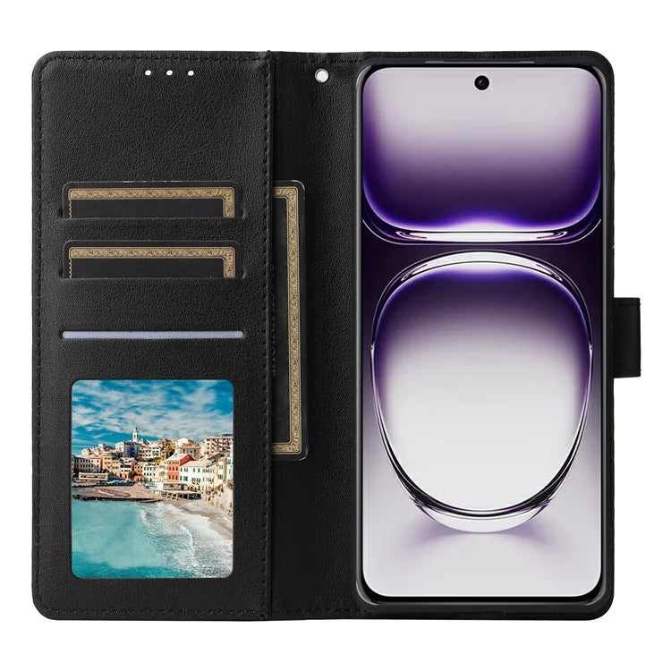 For Oppo Reno12 Pro 5G (Global) Case Wallet Stand View PU Leather Phone Cover