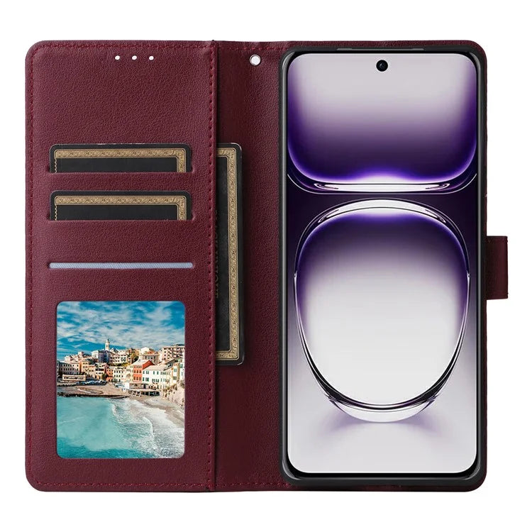 For Oppo Reno12 Pro 5G (Global) Case Wallet Stand View PU Leather Phone Cover