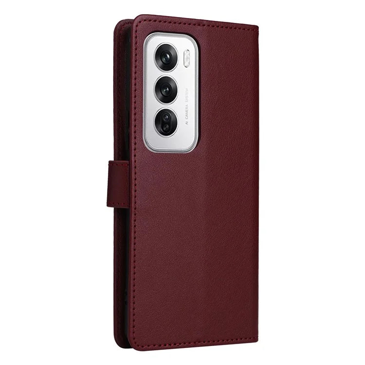 For Oppo Reno12 Pro 5G (Global) Case Wallet Stand View PU Leather Phone Cover