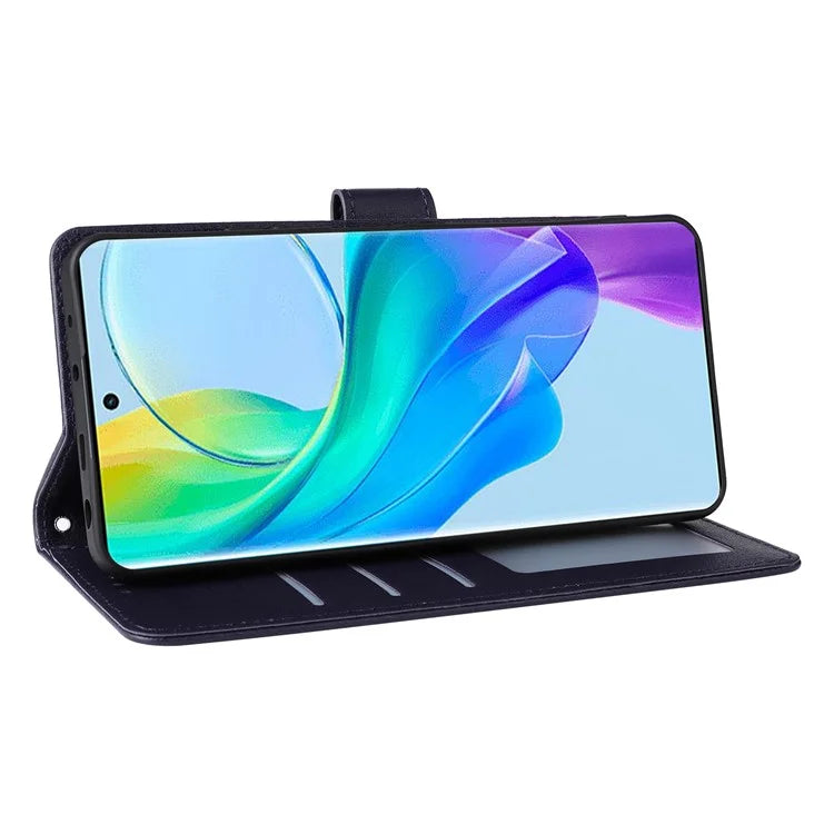 For vivo Y27 4G / Y27 5G / Y78 5G (China) / Y36 5G (Global) Case Wallet Stand View PU Leather Phone Cover