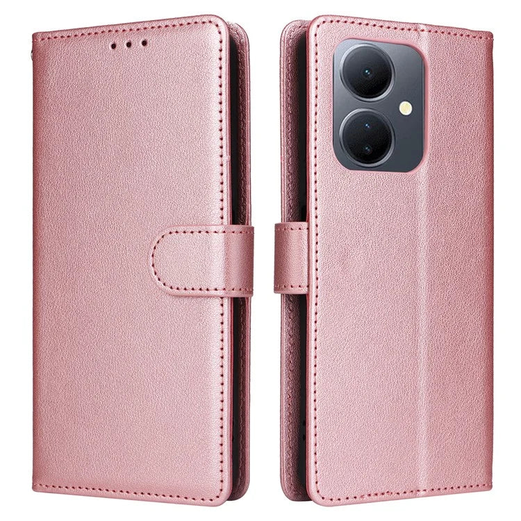 For vivo Y27 4G / Y27 5G / Y78 5G (China) / Y36 5G (Global) Case Wallet Stand View PU Leather Phone Cover