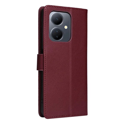 For vivo Y27 4G / Y27 5G / Y78 5G (China) / Y36 5G (Global) Case Wallet Stand View PU Leather Phone Cover