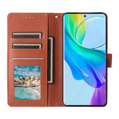 For vivo Y27 4G / Y27 5G / Y78 5G (China) / Y36 5G (Global) Case Wallet Stand View PU Leather Phone Cover