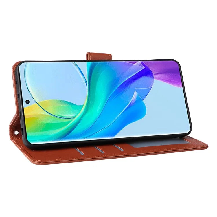 For vivo Y27 4G / Y27 5G / Y78 5G (China) / Y36 5G (Global) Case Wallet Stand View PU Leather Phone Cover