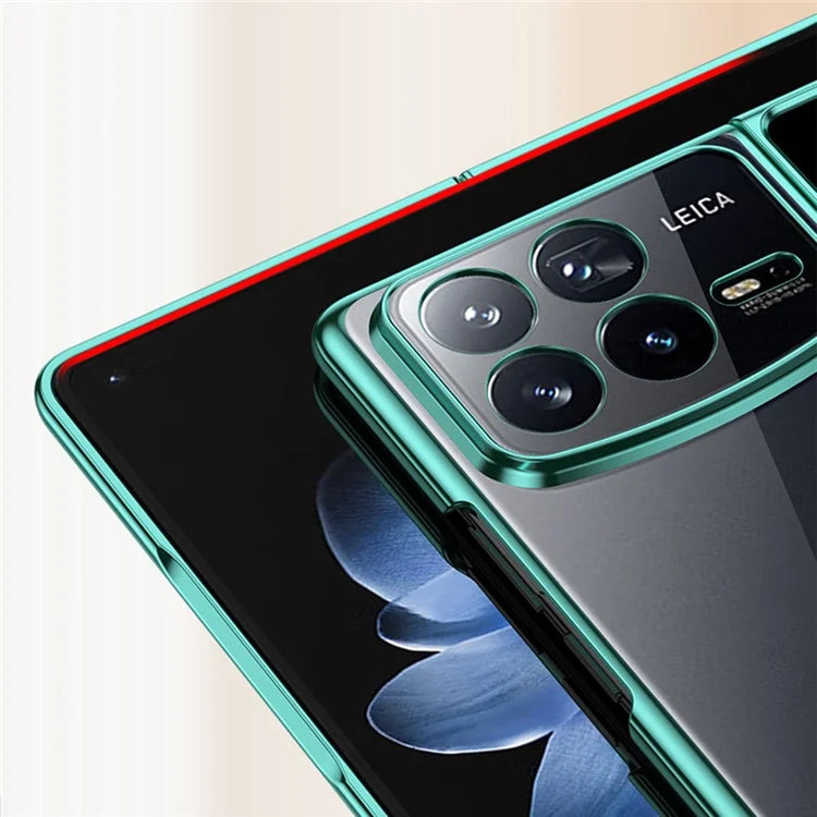 For Xiaomi Mix Fold 4 5G Case Electroplating Transparent PC Phone Cover