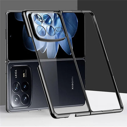 For Xiaomi Mix Fold 4 5G Case Electroplating Transparent PC Phone Cover