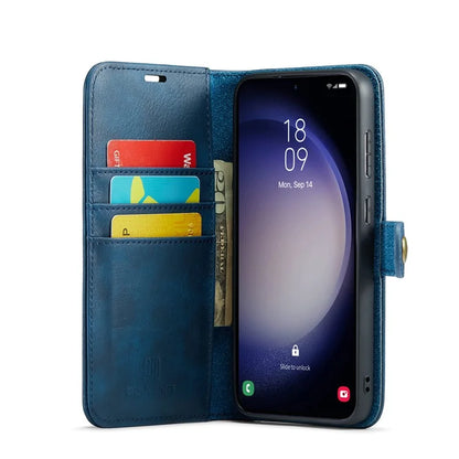 DG.MING for Samsung Galaxy S24 FE Case Detachable Split Leather Phone Cover