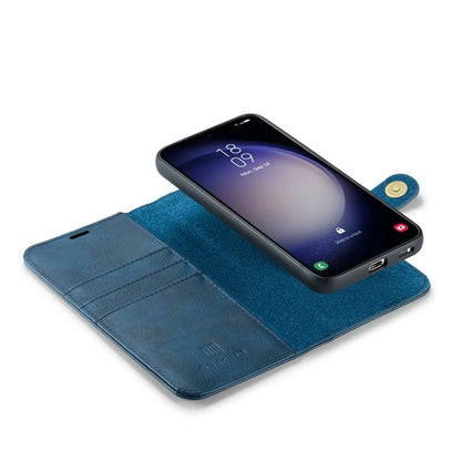 DG.MING for Samsung Galaxy S24 FE Case Detachable Split Leather Phone Cover