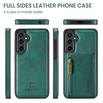 DG.MING M5 Series For Samsung Galaxy S24 FE Case Detachable Magnetic Leather Phone Cover with Card Slots