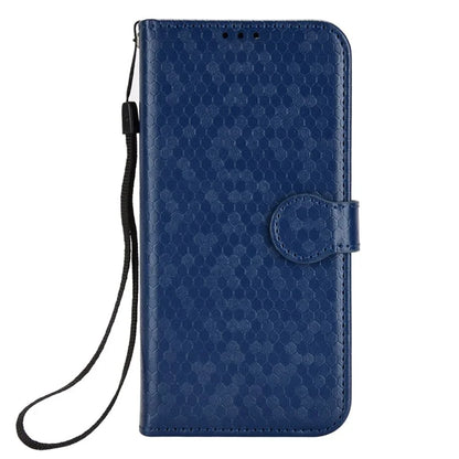 For iPhone 16 Pro Max Wallet Case Dot Pattern Imprint PU Leather Phone Cover