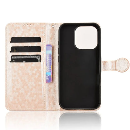 For iPhone 16 Pro Wallet Case Dot Pattern Imprint PU Leather Phone Cover