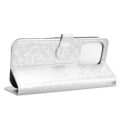 For iPhone 16 Pro Wallet Case Dot Pattern Imprint PU Leather Phone Cover