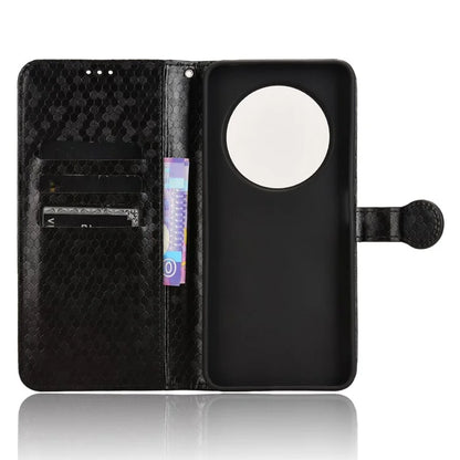 For Xiaomi Redmi 14C 4G Wallet Case Dot Pattern Imprint PU Leather Phone Cover