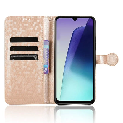 For Xiaomi Redmi 14C 4G Wallet Case Dot Pattern Imprint PU Leather Phone Cover