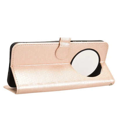 For Xiaomi Redmi 14C 4G Wallet Case Dot Pattern Imprint PU Leather Phone Cover