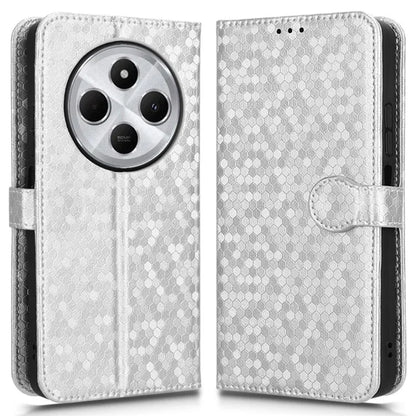 For Xiaomi Redmi 14C 4G Wallet Case Dot Pattern Imprint PU Leather Phone Cover