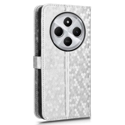 For Xiaomi Redmi 14C 4G Wallet Case Dot Pattern Imprint PU Leather Phone Cover