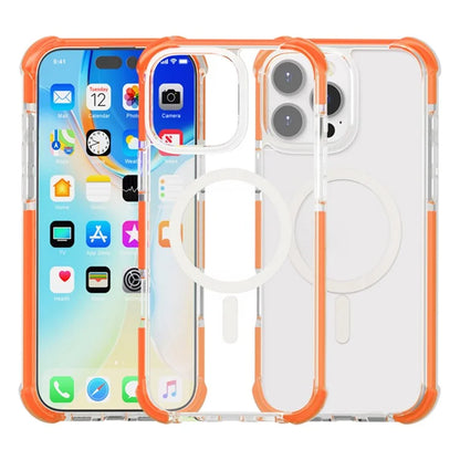 For iPhone 16 Pro Max Case Compatible with MagSafe Reinforced Corners TPU+Acrylic+TPE Phone Cover