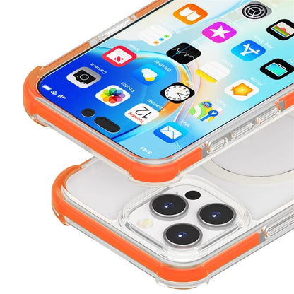 For iPhone 16 Pro Max Case Compatible with MagSafe Reinforced Corners TPU+Acrylic+TPE Phone Cover