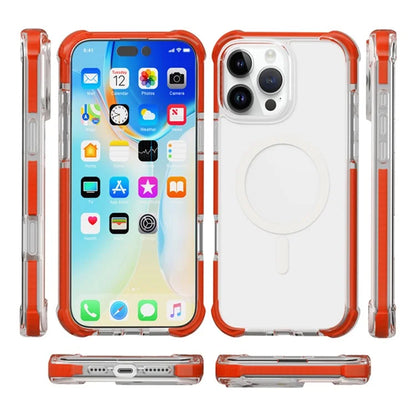 For iPhone 16 Pro Max Case Compatible with MagSafe Reinforced Corners TPU+Acrylic+TPE Phone Cover