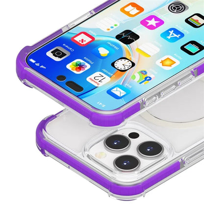For iPhone 16 Pro Max Case Compatible with MagSafe Reinforced Corners TPU+Acrylic+TPE Phone Cover