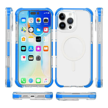 For iPhone 16 Pro Max Case Compatible with MagSafe Reinforced Corners TPU+Acrylic+TPE Phone Cover