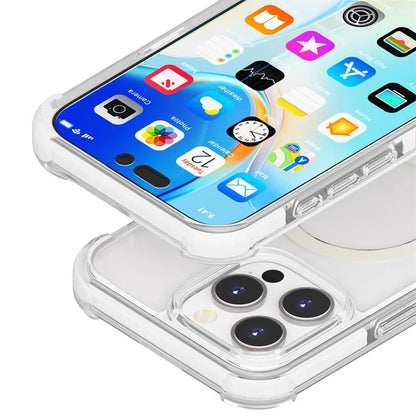 For iPhone 16 Pro Max Case Compatible with MagSafe Reinforced Corners TPU+Acrylic+TPE Phone Cover