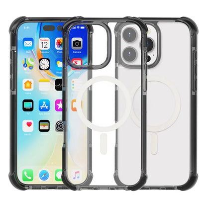 For iPhone 16 Pro Max Case Compatible with MagSafe Reinforced Corners TPU+Acrylic+TPE Phone Cover