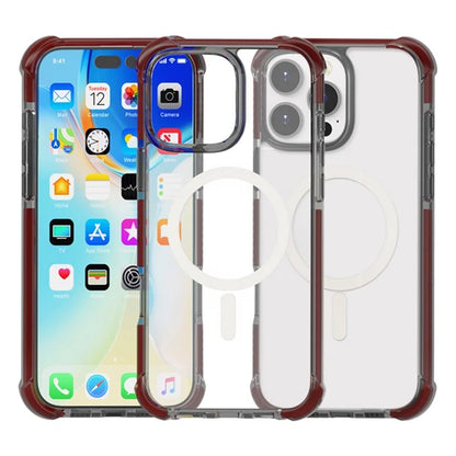For iPhone 16 Pro Max Case Compatible with MagSafe Reinforced Corners TPU+Acrylic+TPE Phone Cover