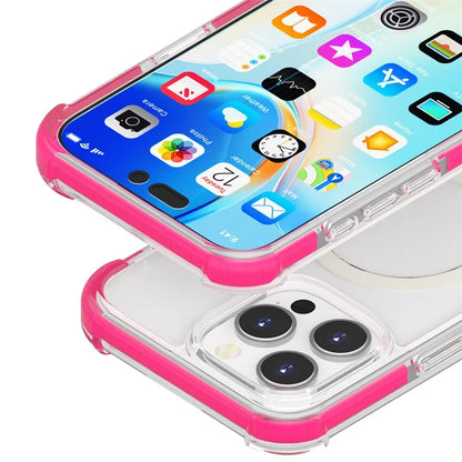 For iPhone 16 Pro Max Case Compatible with MagSafe Reinforced Corners TPU+Acrylic+TPE Phone Cover