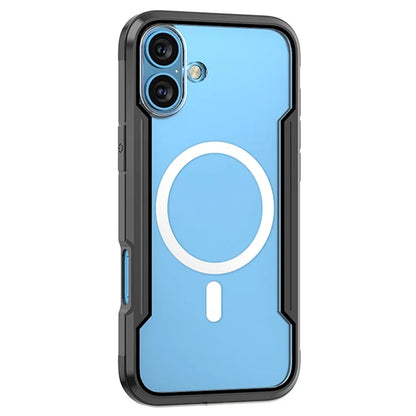 Thunder 1 Series For iPhone 16 Plus Case Compatible with MagSafe PC+TPU Clear Back Cover