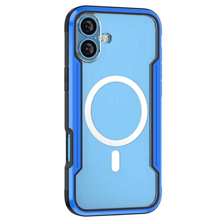 Thunder 1 Series For iPhone 16 Plus Case Compatible with MagSafe PC+TPU Clear Back Cover