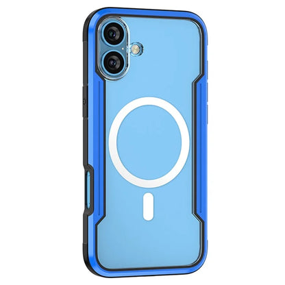 Thunder 1 Series For iPhone 16 Plus Case Compatible with MagSafe PC+TPU Clear Back Cover