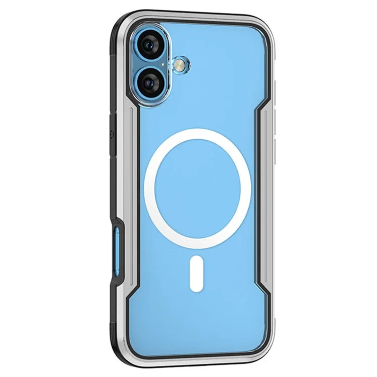 Thunder 1 Series For iPhone 16 Case Compatible with MagSafe PC+TPU Clear Back Cover