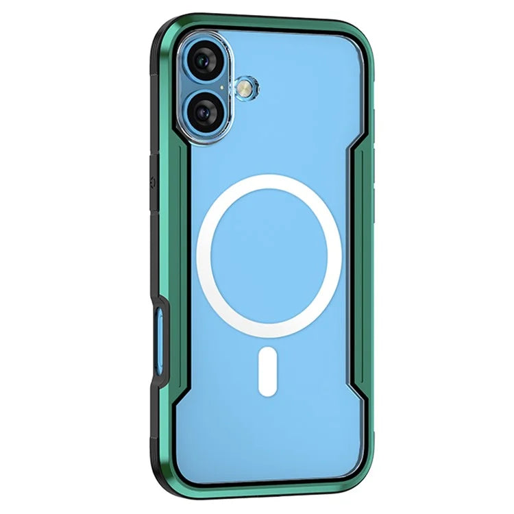 Thunder 1 Series For iPhone 16 Case Compatible with MagSafe PC+TPU Clear Back Cover