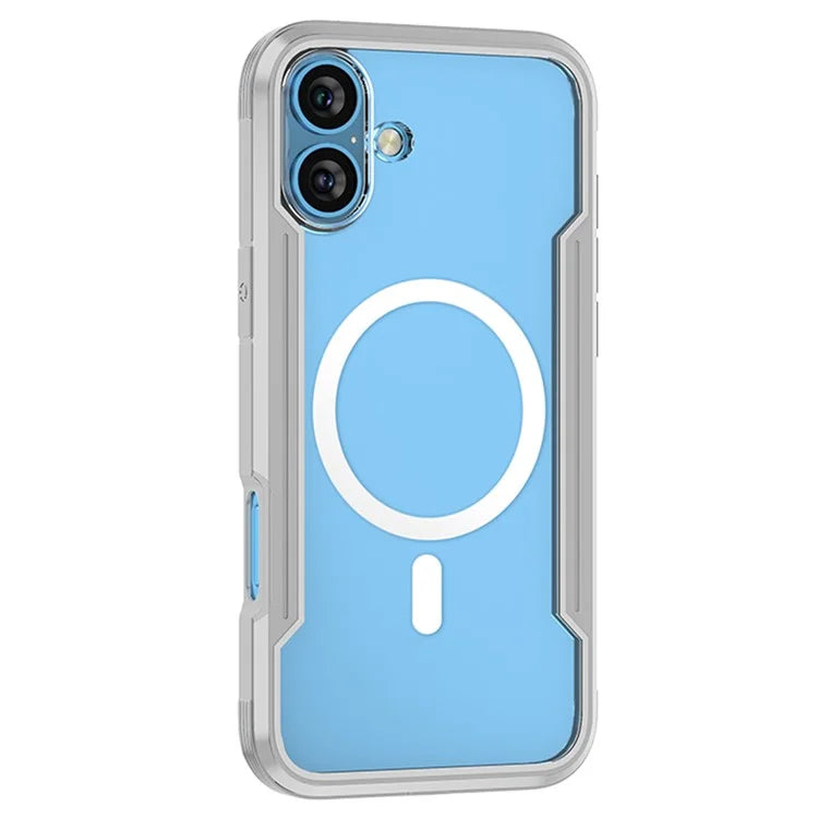 Thunder 1 Series For iPhone 16 Case Compatible with MagSafe PC+TPU Clear Back Cover
