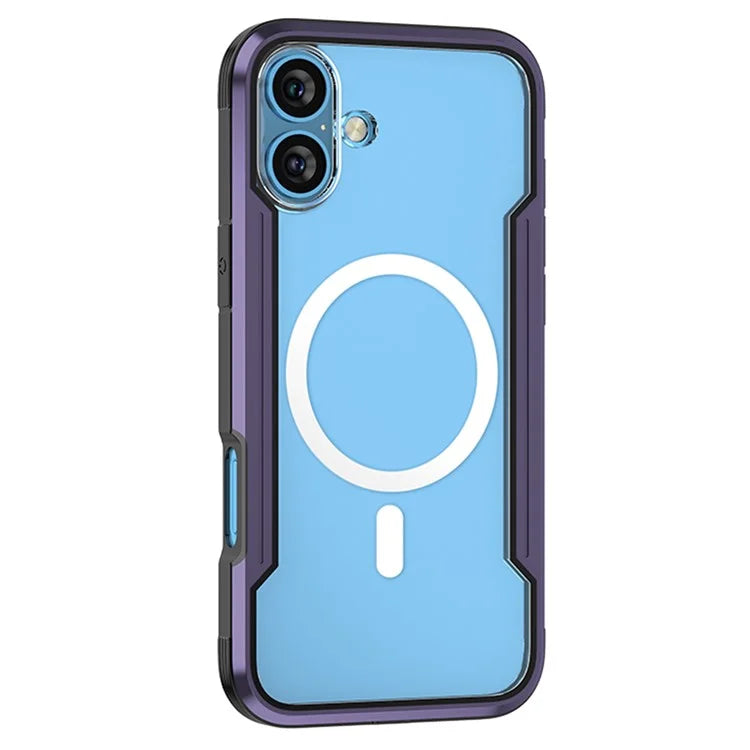 Thunder 1 Series For iPhone 16 Case Compatible with MagSafe PC+TPU Clear Back Cover