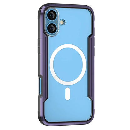 Thunder 1 Series For iPhone 16 Case Compatible with MagSafe PC+TPU Clear Back Cover