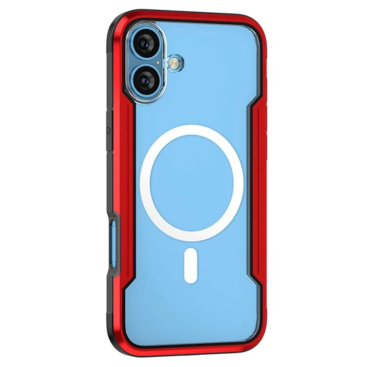 Thunder 1 Series For iPhone 16 Case Compatible with MagSafe PC+TPU Clear Back Cover