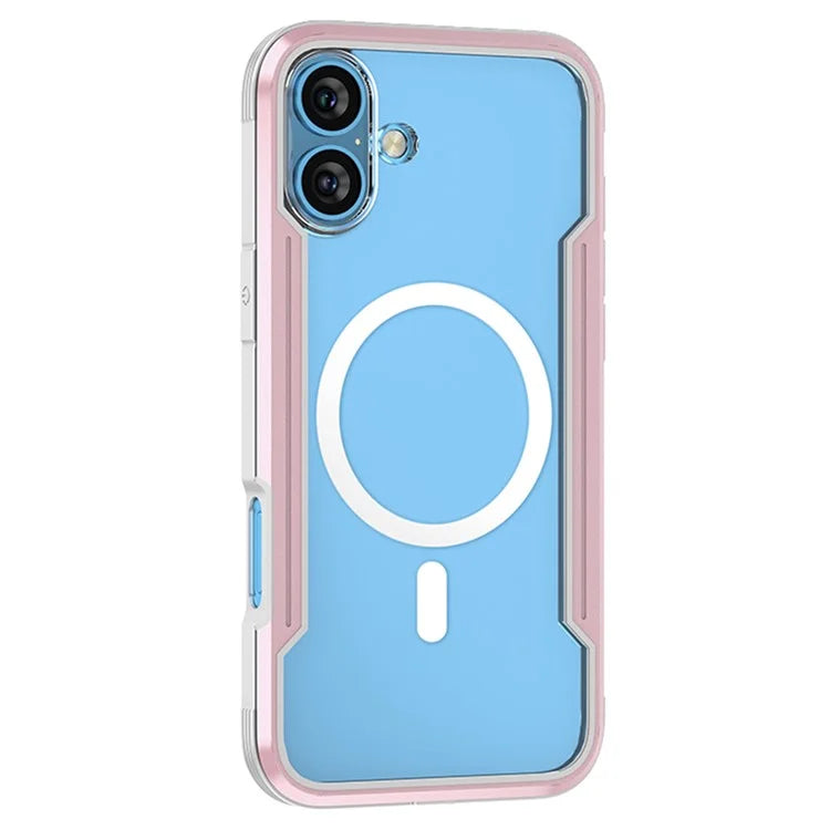 Thunder 1 Series For iPhone 16 Case Compatible with MagSafe PC+TPU Clear Back Cover