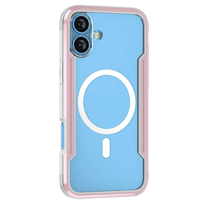 Thunder 1 Series For iPhone 16 Case Compatible with MagSafe PC+TPU Clear Back Cover