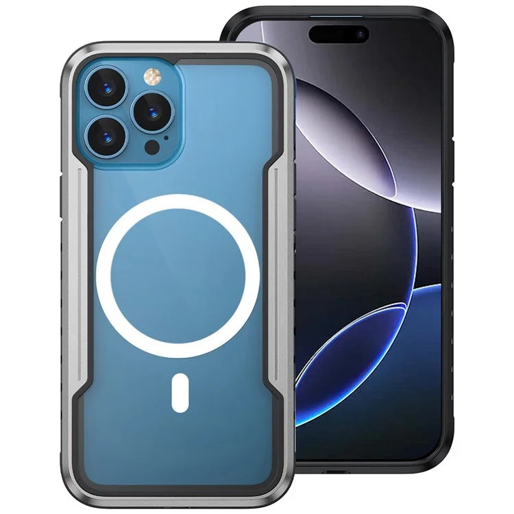 Thunder 1 Series For iPhone 16 Pro Case Compatible with MagSafe PC+TPU Clear Back Cover