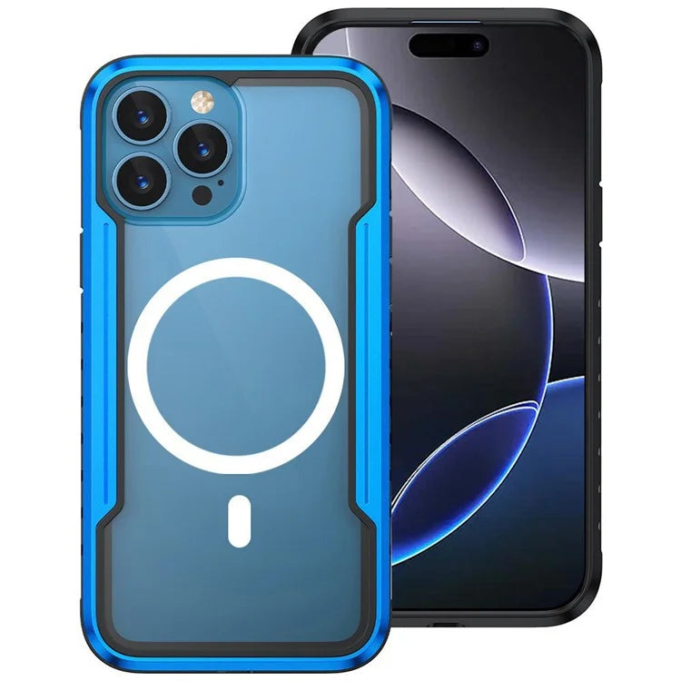 Thunder 1 Series For iPhone 16 Pro Case Compatible with MagSafe PC+TPU Clear Back Cover
