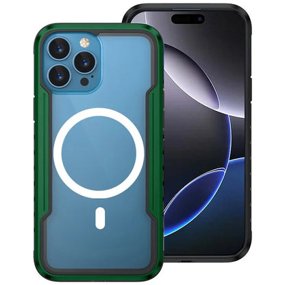 Thunder 1 Series For iPhone 16 Pro Case Compatible with MagSafe PC+TPU Clear Back Cover